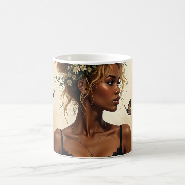 Mug Magic Beauté Éthérée en Fleur (Centre)