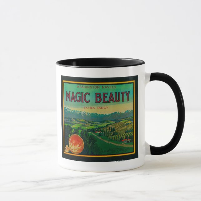Mug Magic Beauty Orange LabelPorterville, CA (Droite)