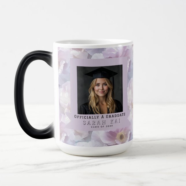 Mug Magic Beaux Garçons Fleur de Rose Cadeau de Diplôme (Gauche)