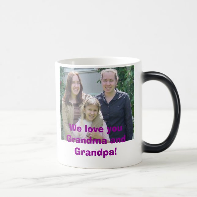 Mug Magic beccaemilyjen, nous vous aimons grand-maman et (Droite)
