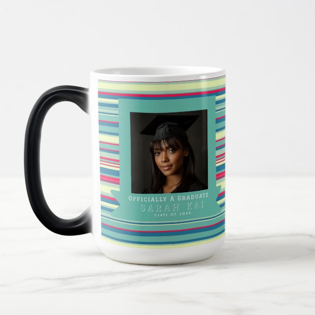 Mug Magic Belle impression à rayures pour la promotion diplô (Gauche)