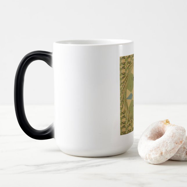Mug Magic Belle Journée et Meilleure Nuit Impression d'Art (Avec donut)
