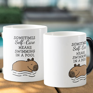 Mug Magic Belle natation Capybara Self Care