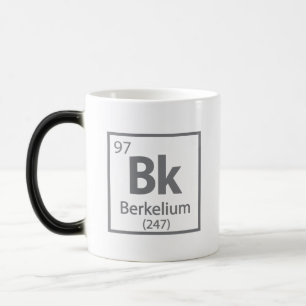 Mug Magic Berkelium - Berkeley Science - Tableau périodique