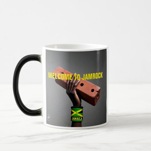 Mug Magic BIENVENUE À JAMROCK Classic Mug, 11 oz (Gauche)
