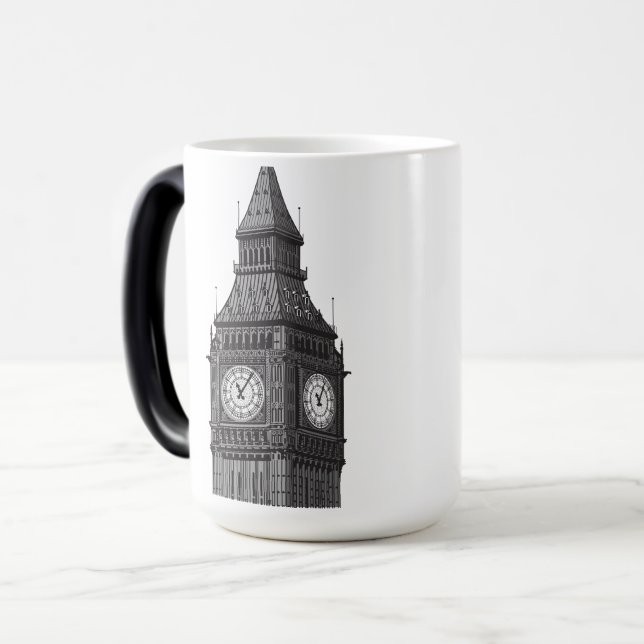 Mug Magic Big Ben Horloge Tower Londres Angleterre (Devant gauche)