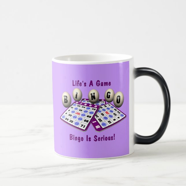 Mug Magic Bingo-test : La vie est un jeu (Droite)