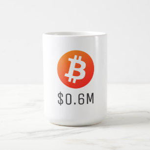 Mug Magic Bitcoin 0,6 M$ (600 K$) Un Million