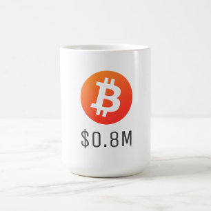 Mug Magic Bitcoin 0,8 M$ (800 K$) Un Million