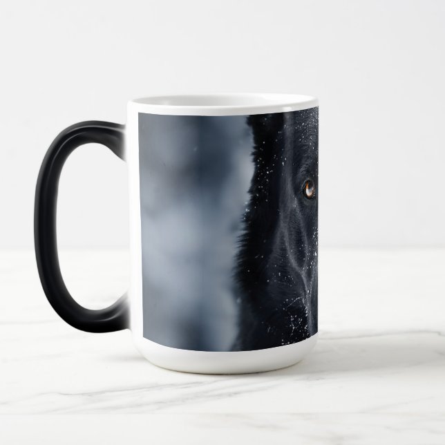Mug Magic Black German Shepherd (Gauche)