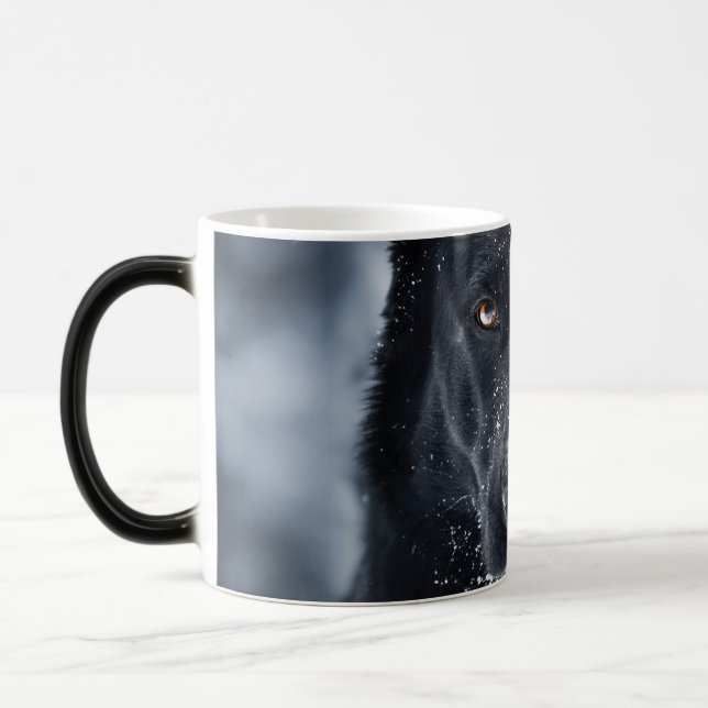 Mug Magic Black German Shepherd (Gauche)