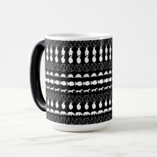 Mug Magic Black White Animaux Modernes Motif