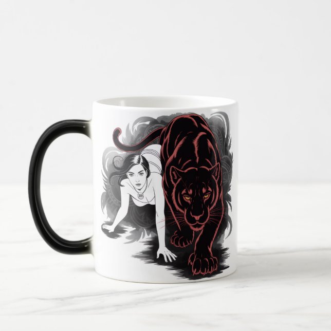 Mug Magic Blackpanther avec les femmes (Gauche)