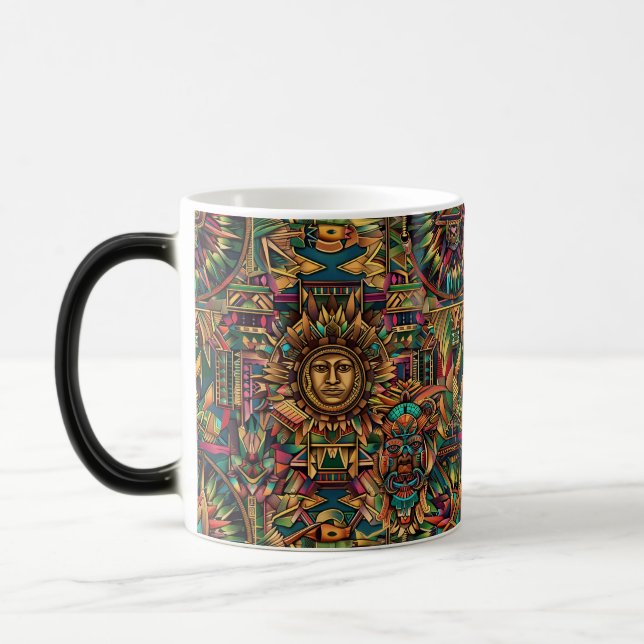 Mug Magic Bleu captivant "Emblème Historique Vibrant" Morph (Gauche)