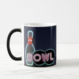 Mug Magic Bol vintage avec panneau en néon