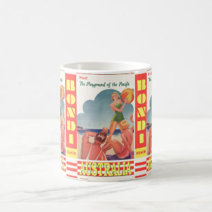 Mug Magic Bondi Beach Escape : Poster Vintage voyage