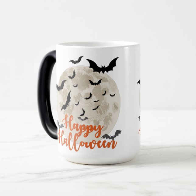 Mug Magic Bonne Pleine lune d'Halloween (Devant gauche)