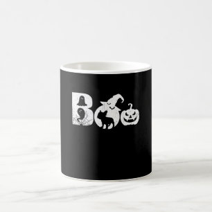 Mug Magic Boo Halloween Costume Bulldog Citrouille et Casque