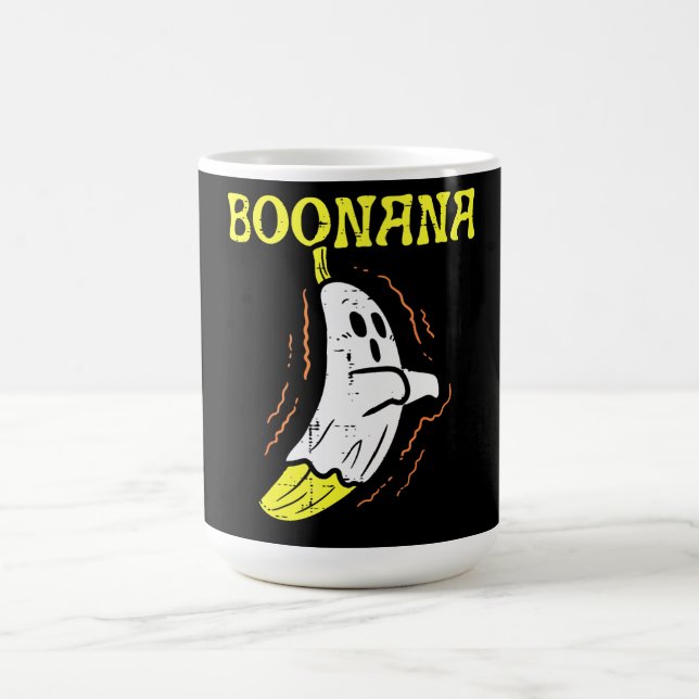 Mug Magic Boonana Cute Ghost Banana Halloween (Centre)