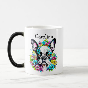 Mug Magic Boston Terrier Maman personnalisée