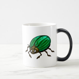 Mug Magic Boue de couleur de Morphage du coléoptère vert