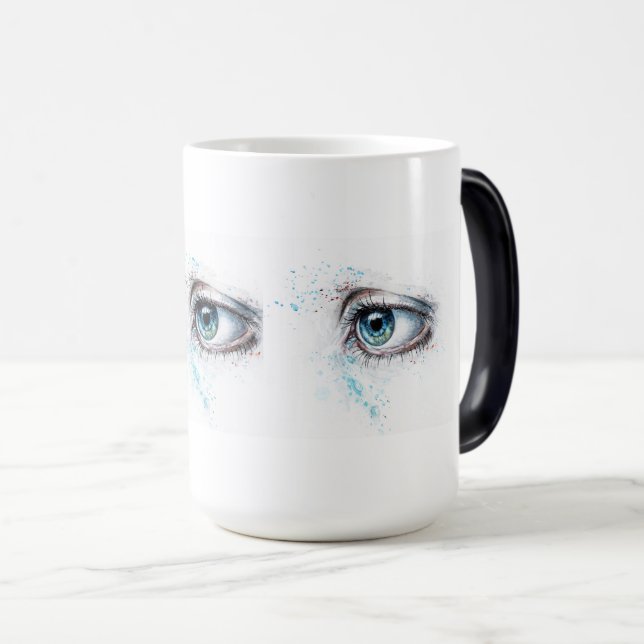 Mug Magic Boue-yeux cadeau (Devant droit)