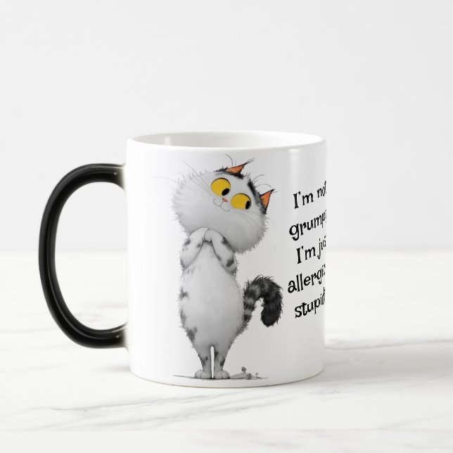 Mug Magic Boug de café kitté adorable - Purr parfaitement mi (Gauche)