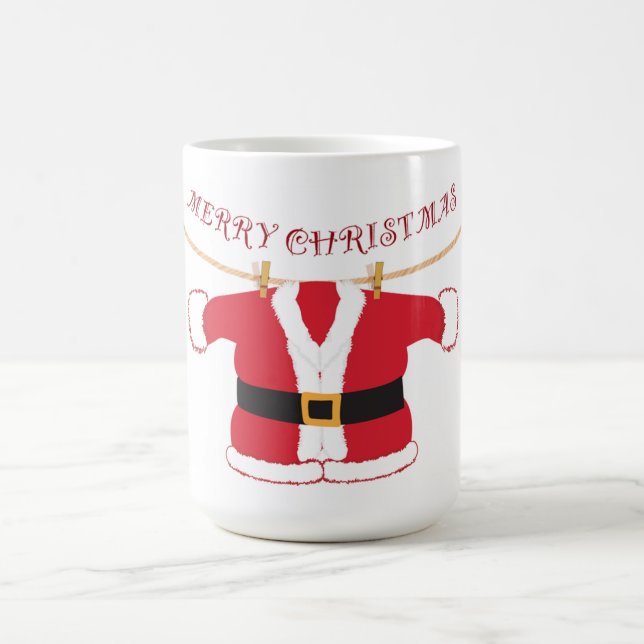 Mug Magic Boug de morphes de Noël/Veste de Père Noël (Centre)