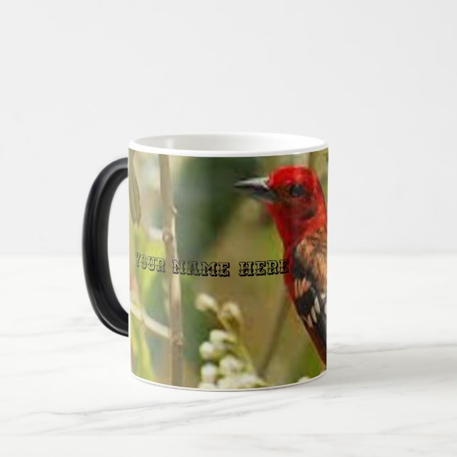 Mug Magic Boug de thé personnalisé, Coupe de nom personnalis (Devant gauche)