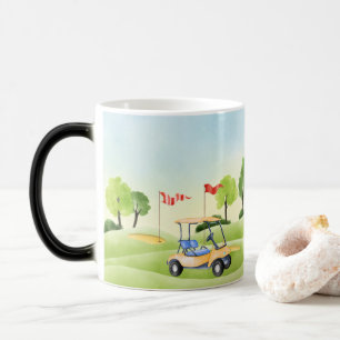 Mug Magic Bouge de café de Golfer