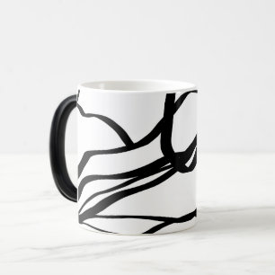 Mug Magic Bouquet Blanc : Abstrait Blanc & Noir