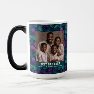 Mug Magic Bouquet camouflage papillon étape Papa anniversair