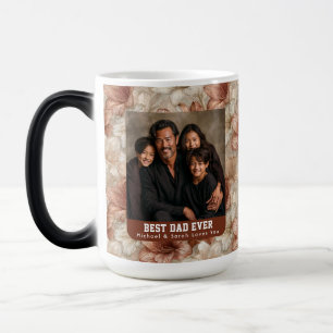 Mug Magic Bouquet d'Amaryllis Brun Grand-Père Grand-Papa Lux