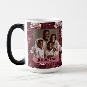 Mug Magic Bouquet de Gardenias Rétro Photo de Papa Chien Esp