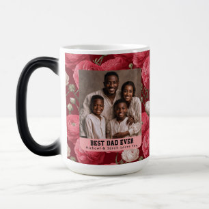Mug Magic Bouquet de renoncule occidentale Papa Anniversaire