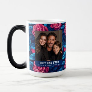 Mug Magic Bouquet de rose unique pour la première fois Papa