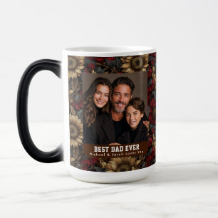 Mug Magic Bouquet de tournesols Cottagecore Papa Photo Stanl