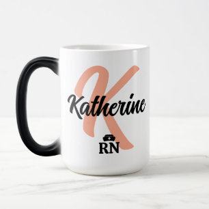 Mug Magic Boutons et cornes d'infirmière personnalisés Soi