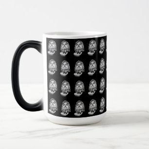 Mug Magic Buste en marbre gréco-romain Classique Noir et Bla