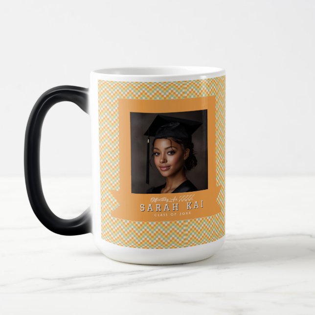 Mug Magic Cadeau Beau Motif Zigzag Pour Lui Diplôme (Gauche)