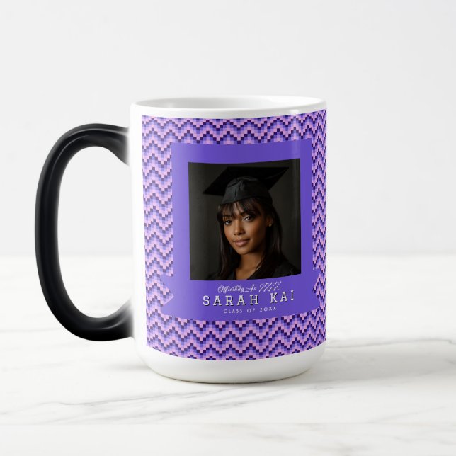 Mug Magic Cadeau cool à motif Chevron pour sa remise de dipl (Gauche)