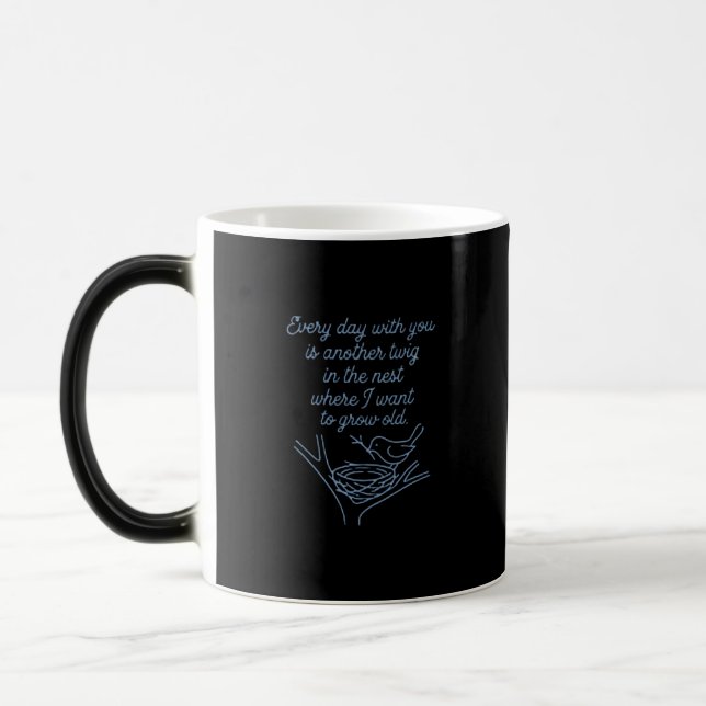 Mug Magic Cadeau de citation romantique pour couples et anni (Gauche)