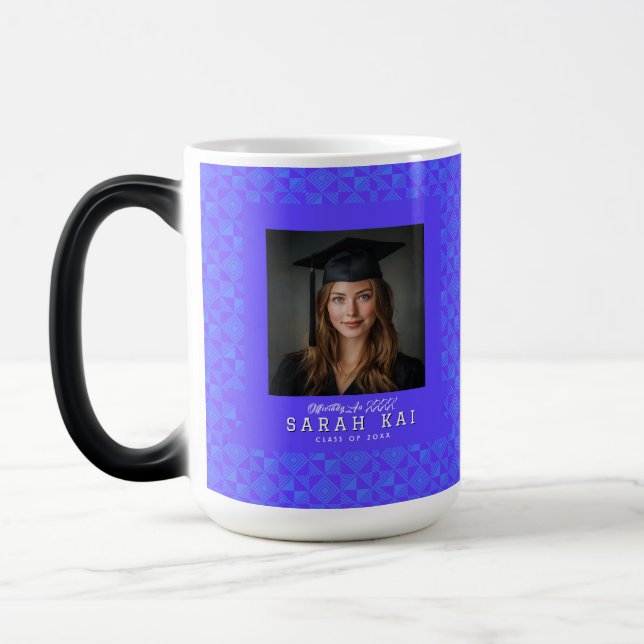 Mug Magic Cadeau de fin d'études à motif ethnique unique (Gauche)