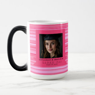Mug Magic Cadeau de fin d'études à rayures élégantes pour ma