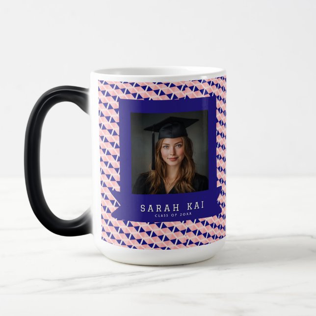 Mug Magic Cadeau de fin d'études de fils modèle hexadécimal  (Gauche)