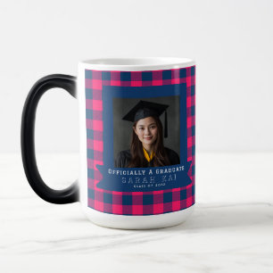 Mug Magic Cadeau de fin d'études garçons à motif carreaux mi