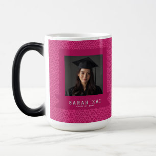 Mug Magic Cadeau de fin d'études Papa motif hexagonal tendan