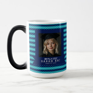 Mug Magic Cadeau de fin d'études unique à motif zigzag pour