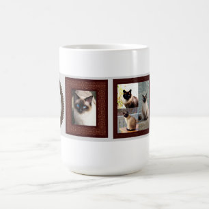 Mug Magic cadeau de photo de famille de chat siamois morphin