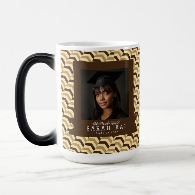 Mug Magic Cadeau de photo d'impression abstraite classique (Gauche)